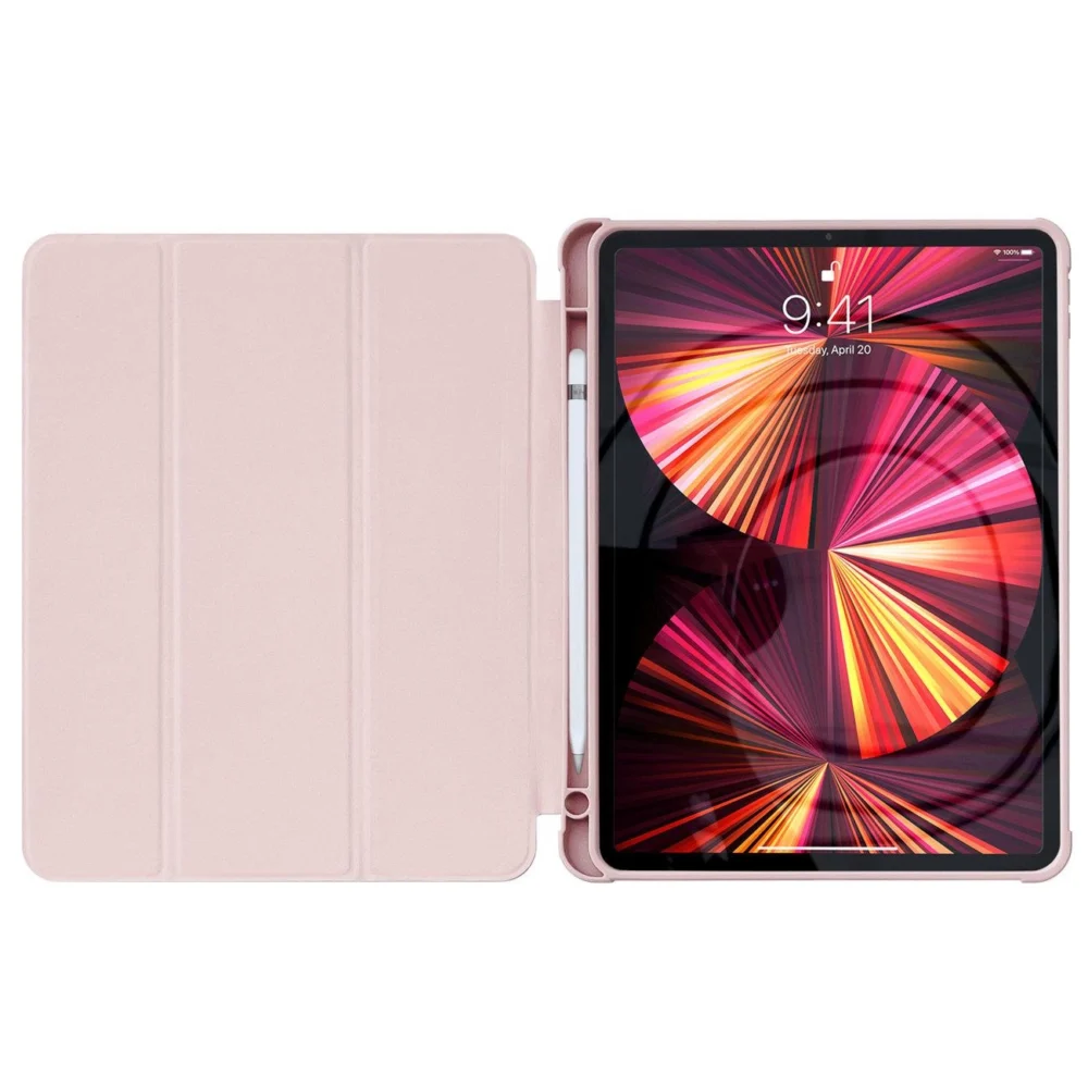 Stand Tablet Case for iPad 10.9'' 2022 (10 gen.) flip cover smart cover pinkeng