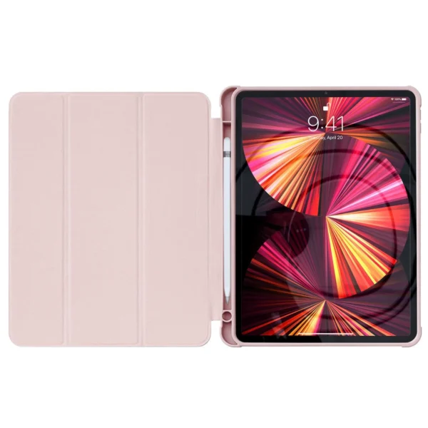 Stand Tablet Case for iPad 10.9'' 2022 (10 gen.) flip cover smart cover pinkeng