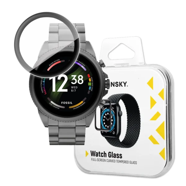 Wozinsky Full Glue Tempered Glass on Fossil Gen 6eng