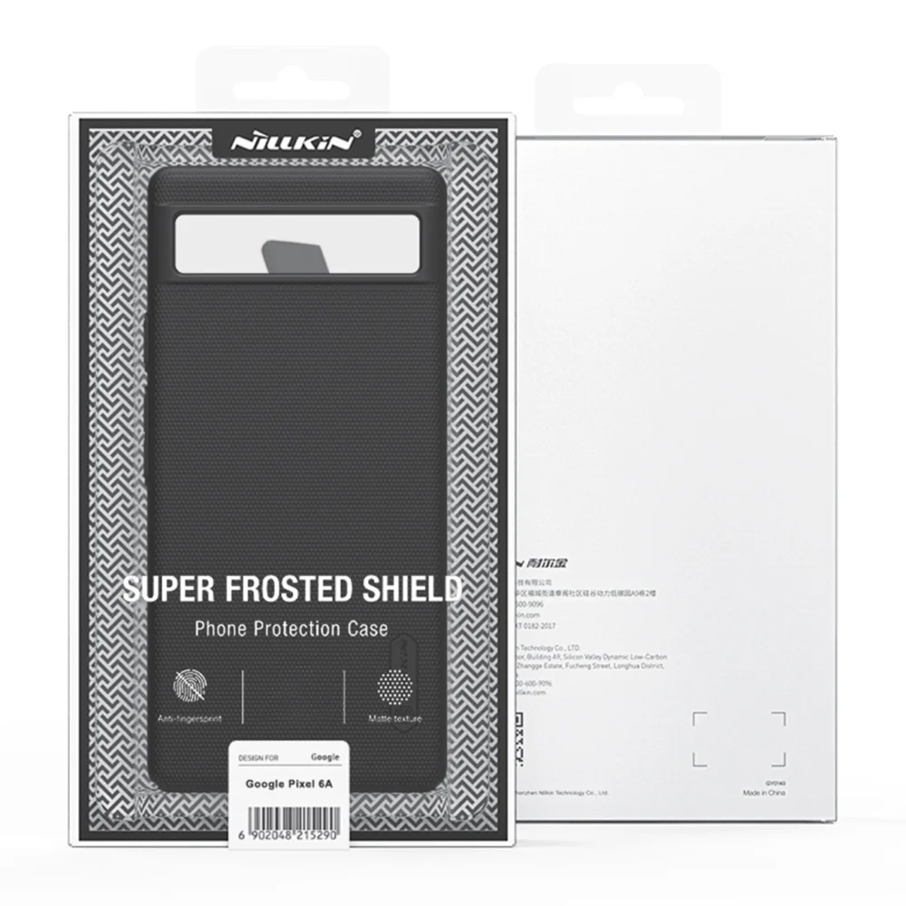Nillkin Super Frosted Shield case for Google Pixel 6a phone cover blackeng