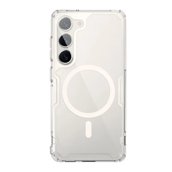 Nillkin Nature Pro Magnetic Case case for Samsung Galaxy S23+ with MagSafe armored cover whiteeng