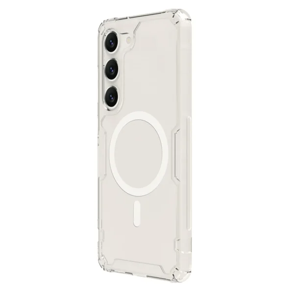 Nillkin Nature Pro Magnetic Case case for Samsung Galaxy S23+ with MagSafe armored cover whiteeng