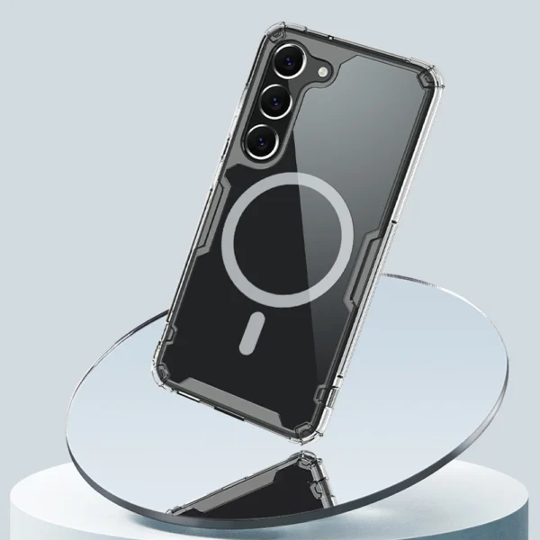 Nillkin Nature Pro Magnetic Case case for Samsung Galaxy S23+ with MagSafe armored cover whiteeng