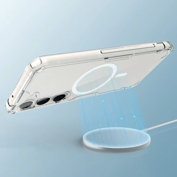 Nillkin Nature Pro Magnetic Case Case for Samsung Galaxy S23 with MagSafe Armored Cover Whiteeng
