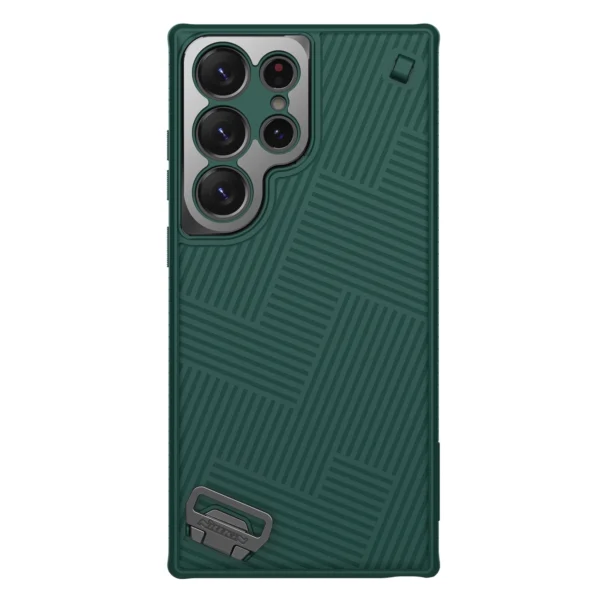 Nillkin Strap Case Case for Samsung Galaxy S23 Ultra Armored Cover with Wrist Strap Greeneng