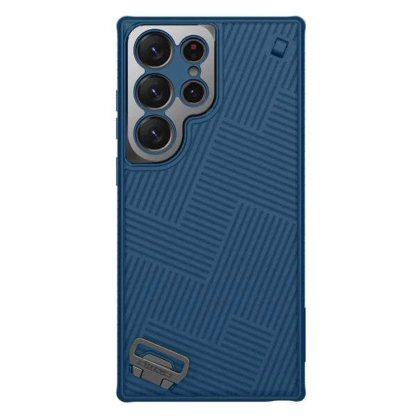 Nillkin Strap Case Case for Samsung Galaxy S23 Ultra Armored Cover with Hand Strap Blueeng
