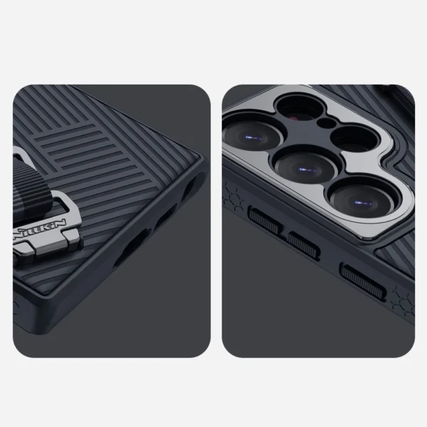 Nillkin Strap Case Case for Samsung Galaxy S23 Ultra Armored Cover with Hand Strap Blueeng