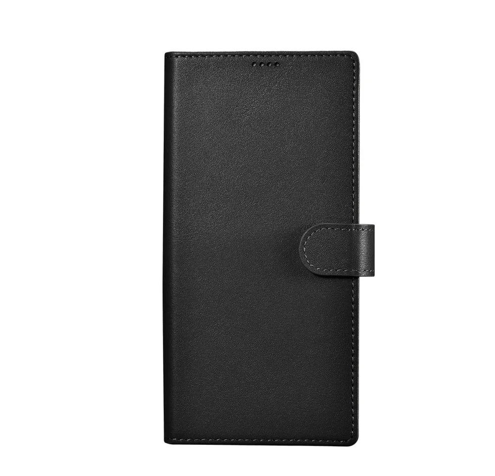 iCarer Wallet Case for Samsung Galaxy S23 Ultra leather case wallet blackeng