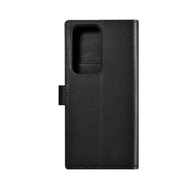 iCarer Wallet Case for Samsung Galaxy S23 Ultra leather case wallet blackeng