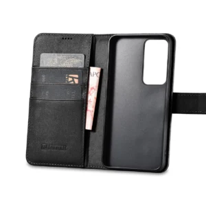 iCarer Wallet Case for Samsung Galaxy S23 leather case wallet blackeng