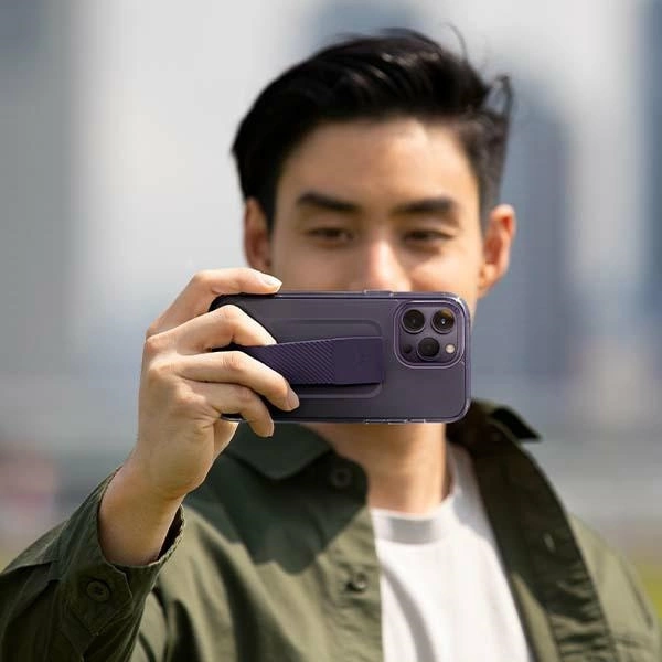 Uniq Heldro Mount case for iPhone 14 Pro Max - purpleeng