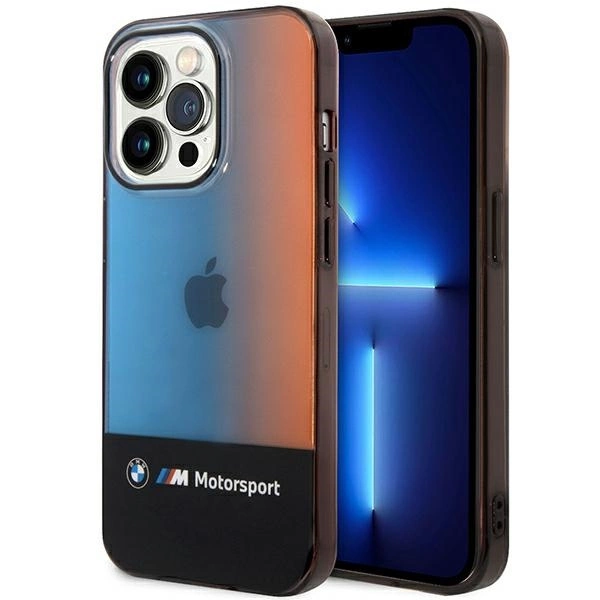 BMW Half Tricolor iPhone 14 Pro Case - Blackeng