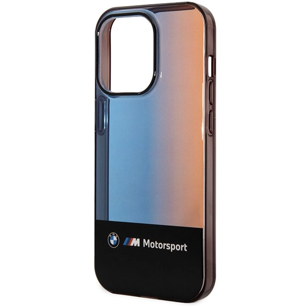 BMW Half Tricolor iPhone 14 Pro Case - Blackeng