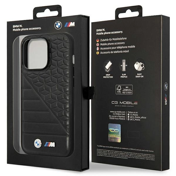 BMW Bi Pattern Case for iPhone 14 Pro 6.1" - Blackeng