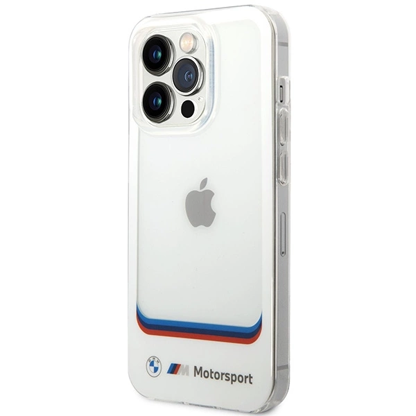 BMW Transparent Center Case for iPhone 14 Pro Max 6.7" - Whiteeng