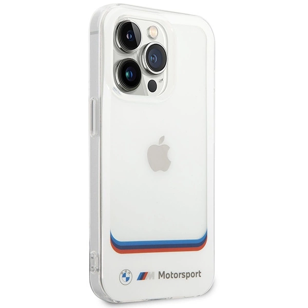 BMW Transparent Center Case for iPhone 14 Pro Max 6.7" - Whiteeng