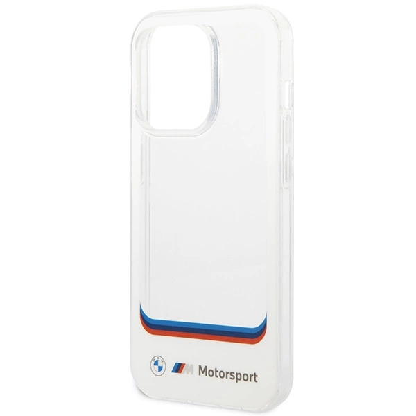 BMW Transparent Center Case for iPhone 14 Pro Max 6.7" - Whiteeng