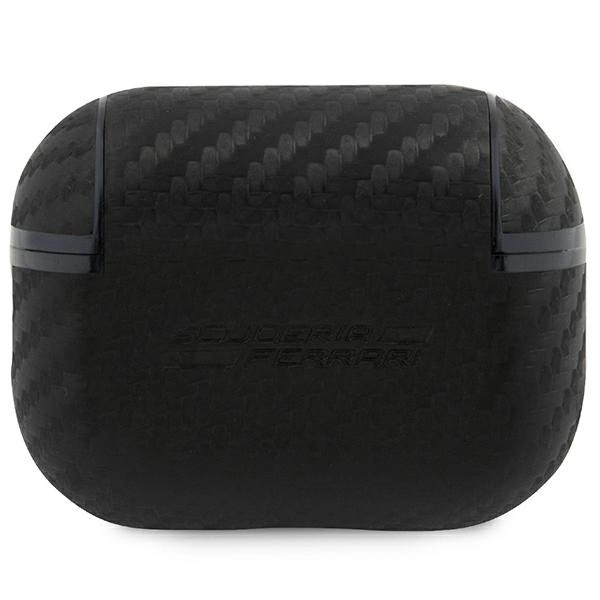 Ferrari FESAP2CABK AirPods Pro 2 cover black/black On Track PU Carboneng