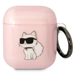 Karl Lagerfeld KLA2HNCHTCP Airpods 1/2 cover pink/pink Ikonik Choupetteeng