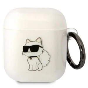 Karl Lagerfeld KLA2HNCHTCT Airpods 1/2 cover transparent Ikonik Choupetteeng