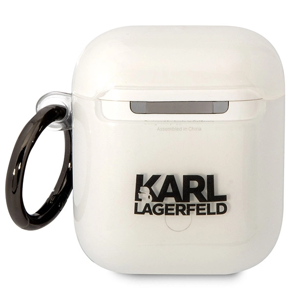 Karl Lagerfeld KLA2HNCHTCT Airpods 1/2 cover transparent Ikonik Choupetteeng