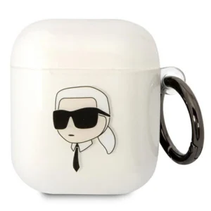Karl Lagerfeld KLA2HNIKTCT AirPods 1/2 cover transparent Karl`s Headeng