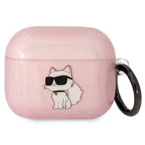 Karl Lagerfeld KLA3HNCHTCP Airpods 3 cover pink/pink Ikonik Choupetteeng