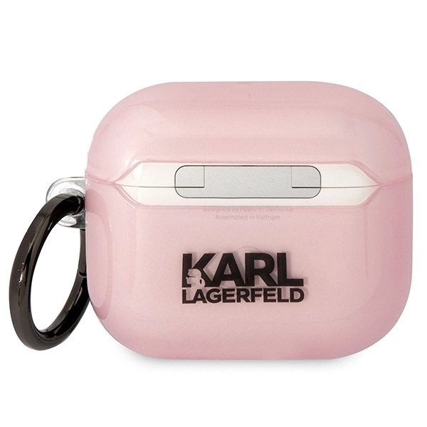 Karl Lagerfeld KLA3HNCHTCP Airpods 3 cover pink/pink Ikonik Choupetteeng
