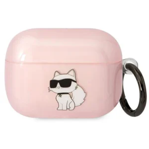 Karl Lagerfeld KLAPHNCHTCP Airpods Pro cover pink/pink Ikonik Choupetteeng
