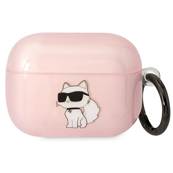Karl Lagerfeld KLAPHNCHTCP Airpods Pro cover pink/pink Ikonik Choupetteeng