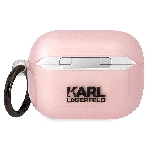 Karl Lagerfeld KLAPHNCHTCP Airpods Pro cover pink/pink Ikonik Choupetteeng