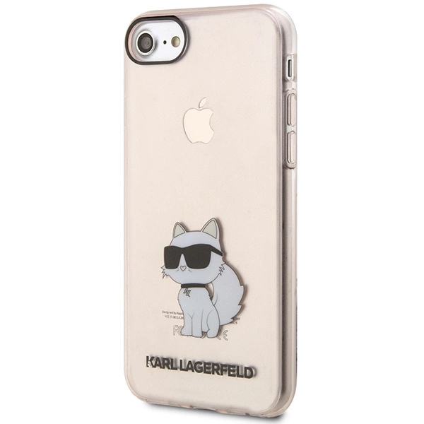 Karl Lagerfeld KLHCI8HNCHTCP iPhone 7/8/ SE 2020 / SE 2022 pink/pink hardcase Ikonik Choupetteeng