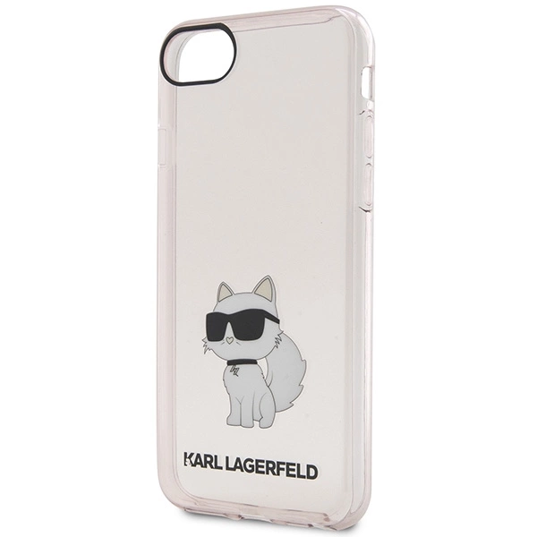 Karl Lagerfeld KLHCI8HNCHTCP iPhone 7/8/ SE 2020 / SE 2022 pink/pink hardcase Ikonik Choupetteeng