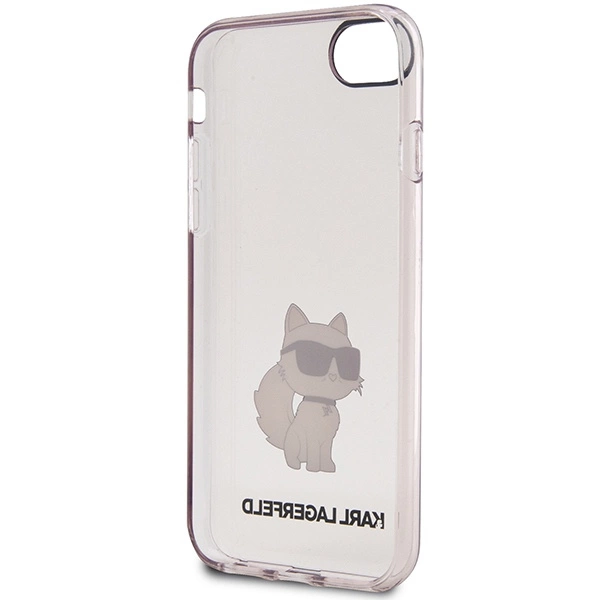 Karl Lagerfeld KLHCI8HNCHTCP iPhone 7/8/ SE 2020 / SE 2022 pink/pink hardcase Ikonik Choupetteeng