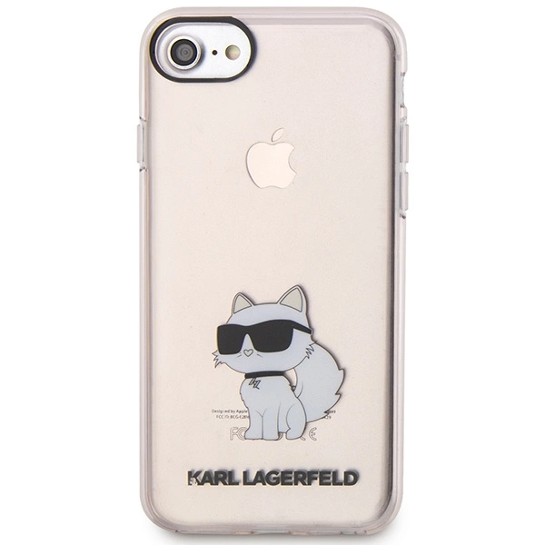 Karl Lagerfeld KLHCI8HNCHTCP iPhone 7/8/ SE 2020 / SE 2022 pink/pink hardcase Ikonik Choupetteeng