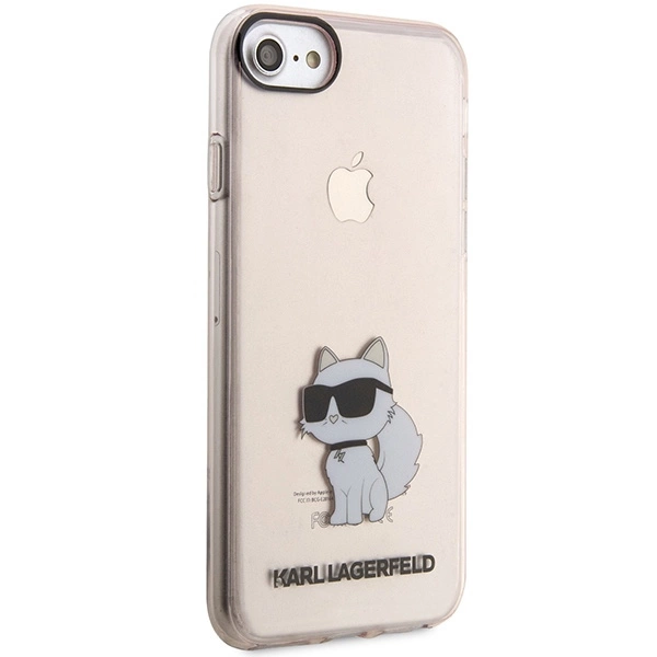 Karl Lagerfeld KLHCI8HNCHTCP iPhone 7/8/ SE 2020 / SE 2022 pink/pink hardcase Ikonik Choupetteeng