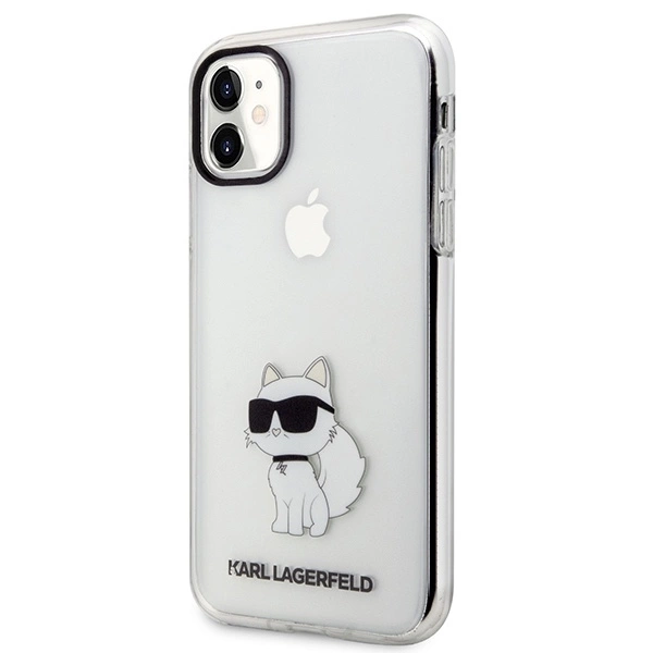 Karl Lagerfeld case for iPhone 11 / XR from the Ikonik Choupette series - transparenteng