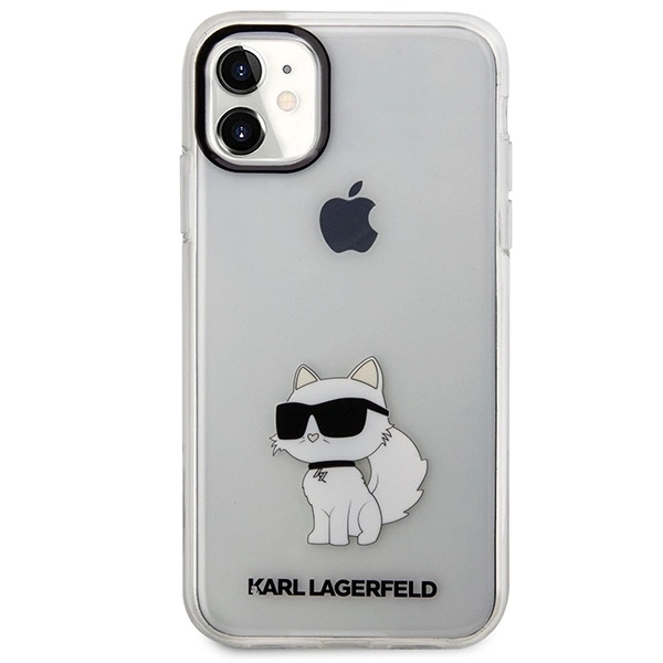 Karl Lagerfeld case for iPhone 11 / XR from the Ikonik Choupette series - transparenteng
