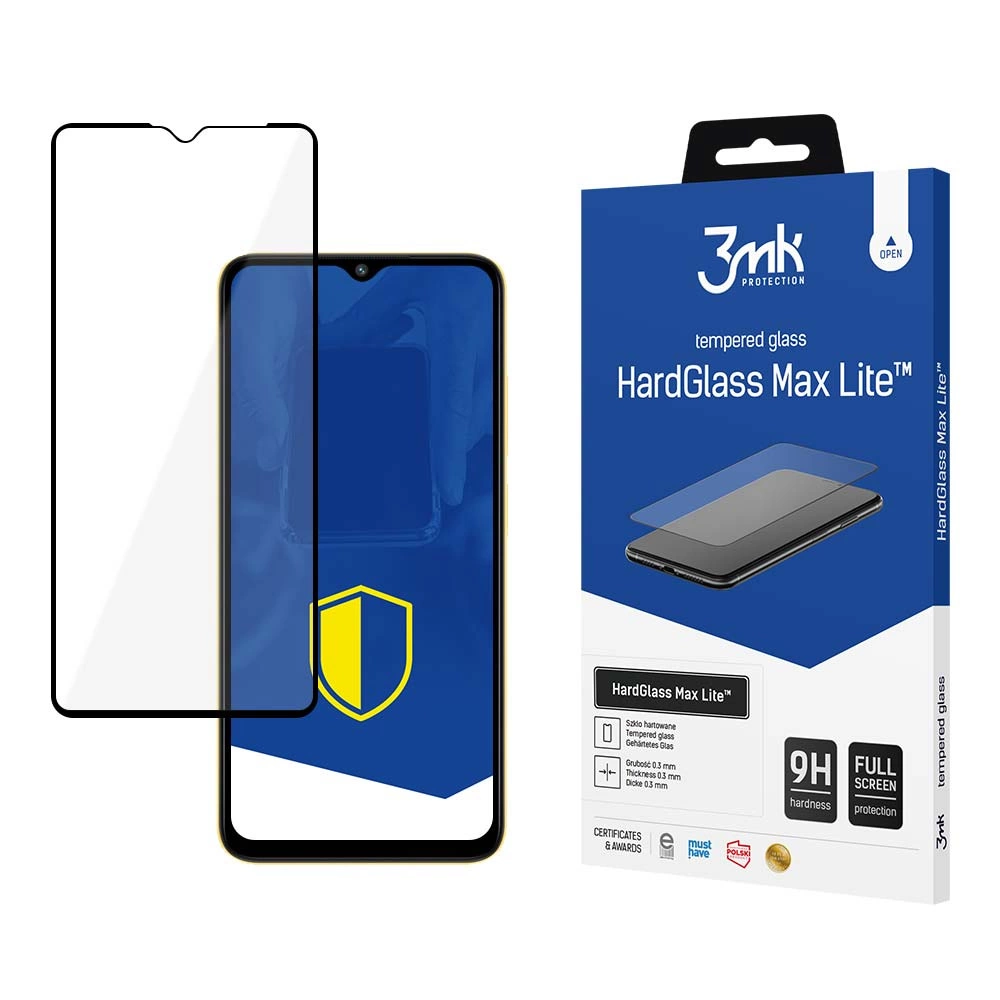 9H 3mk HardGlass Max Lite™ glass on Xiaomi Poco M5eng