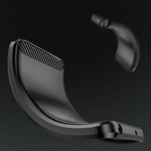 Carbon Case cover for Sony Xperia 10 V flexible silicone carbon cover blackeng