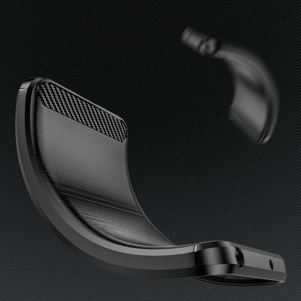 Carbon Case cover for Sony Xperia 1 V flexible silicone carbon cover blackeng