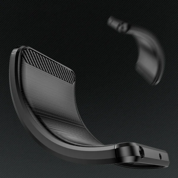 Carbon Case for Motorola Moto G53 / G13 flexible silicone carbon cover blackeng