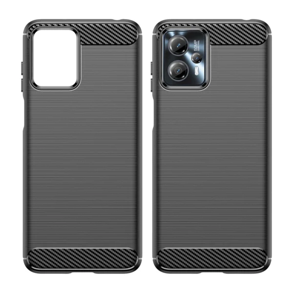 Carbon Case for Motorola Moto G53 / G13 flexible silicone carbon cover blackeng