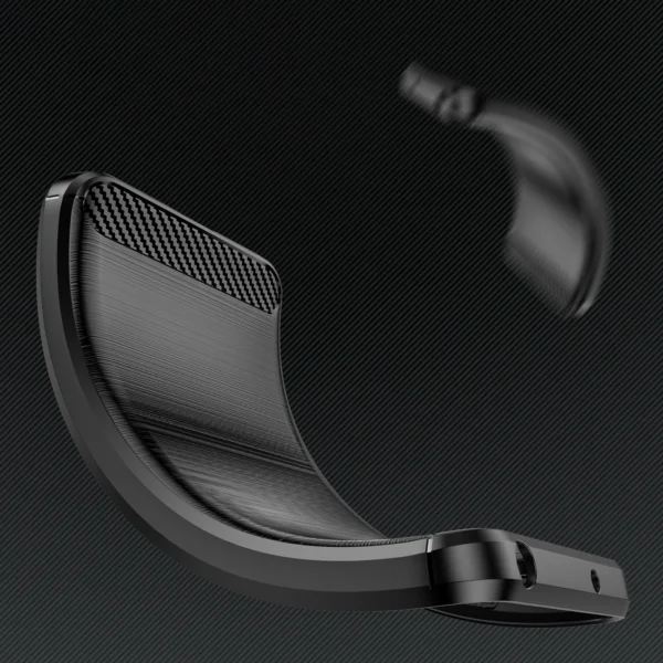 Carbon Case case for Infinix Hot 20 Play flexible silicone carbon cover blackeng