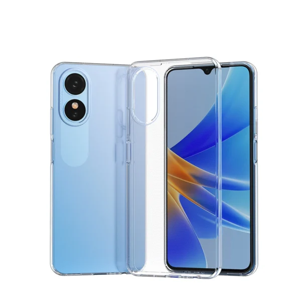 Ultra Clear 0.5mm case for Oppo A17 thin cover transparenteng