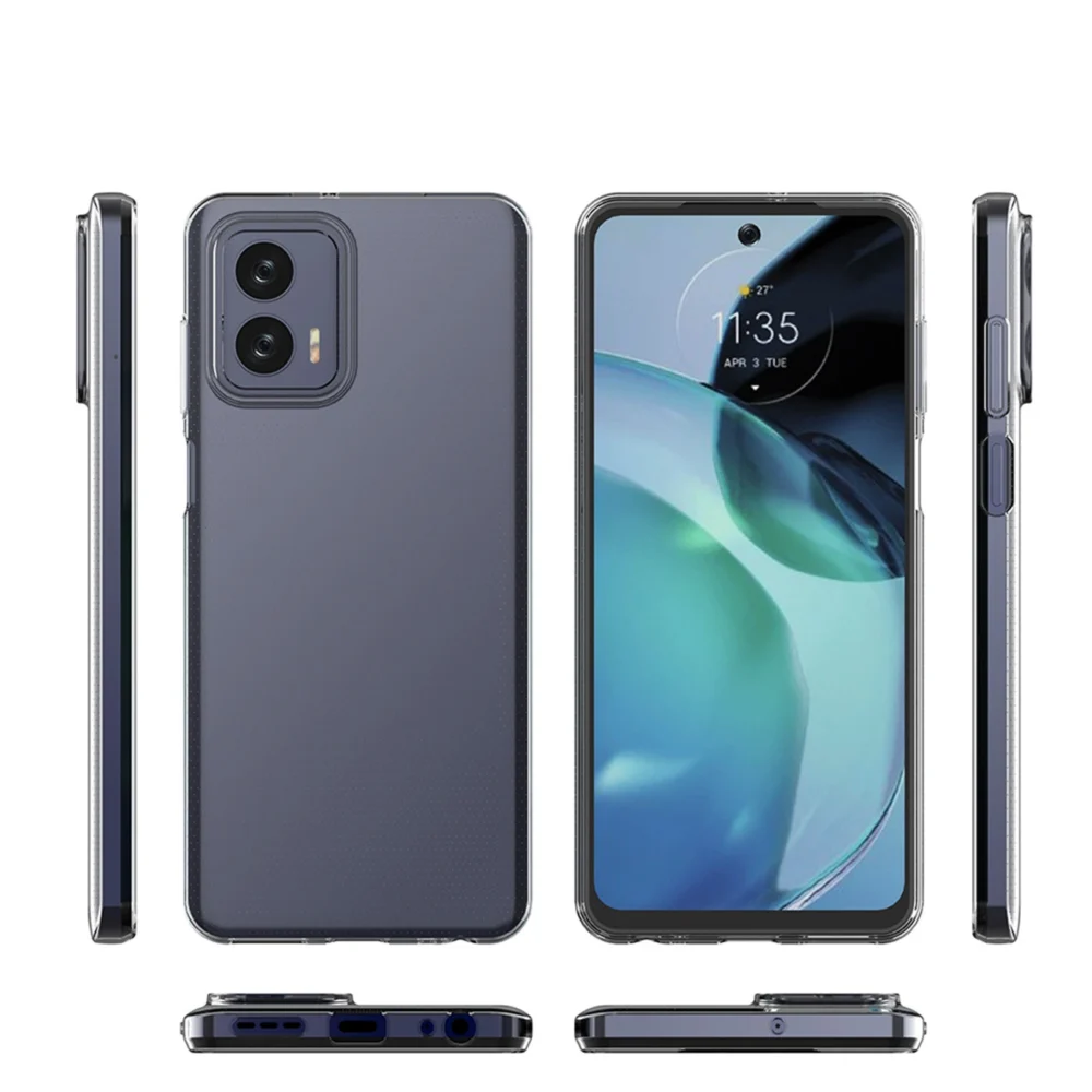 Ultra Clear 0.5mm case for Motorola Moto G73 5G thin cover transparenteng