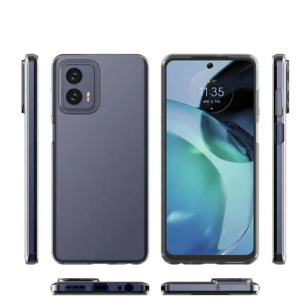 Ultra Clear 0.5mm case for Motorola Moto G73 5G thin cover transparenteng