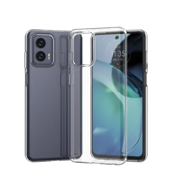 Ultra Clear 0.5mm case for Motorola Moto G73 5G thin cover transparenteng