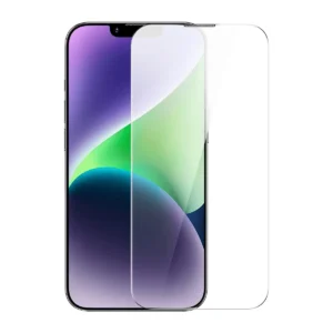 Baseus Full Screen Tempered Glass for iPhone 14 Plus / 13 Pro Max with Speaker Cover 0.4mm + Mounting Kiteng