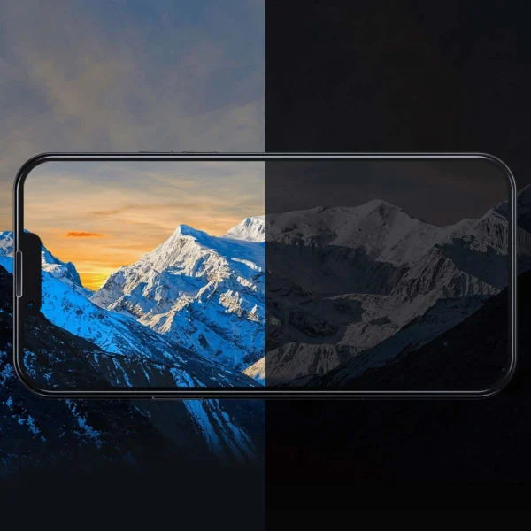 Baseus Full Screen Tempered Glass for iPhone 14 Plus / 13 Pro Max with Speaker Cover 0.4mm + Mounting Kiteng